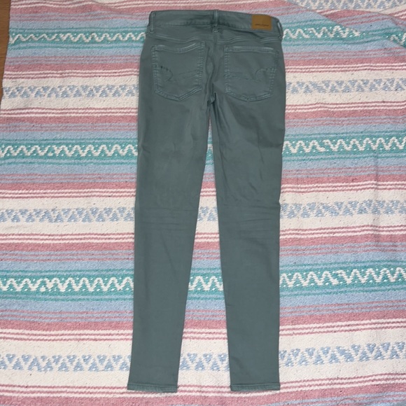 American Eagle grey Super Stretch jeggings - Picture 2 of 2